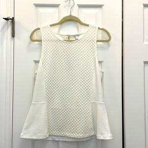 J Crew Peplum Top M